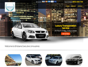 the Brisbane Executive Limos website